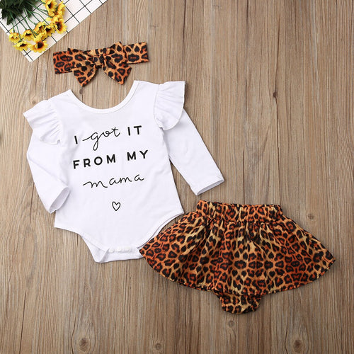 0 24M Autumn Winter Infant Kids Girls Clothes Sets