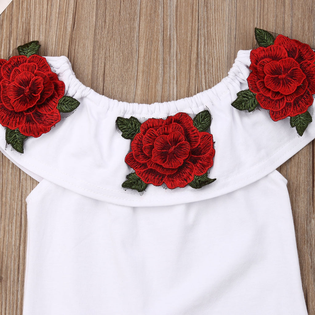 1 7Y Infant Kids Baby Girl Clothes Sets Off